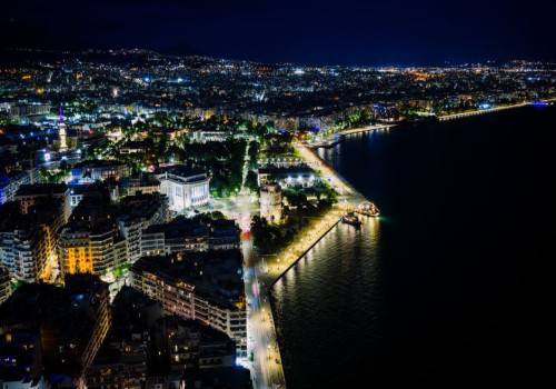 Thessaloniki strand: dichtstbij